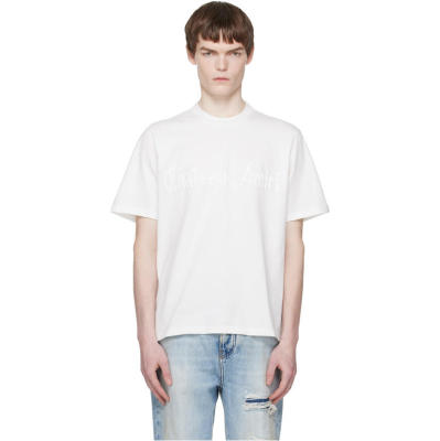 Amiri 埃米尔 男士 T恤 白色 Chateau Amiri Tonal