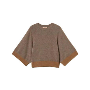 TWINSET 女士 FW26 毛衣 棕色羊毛针织衫