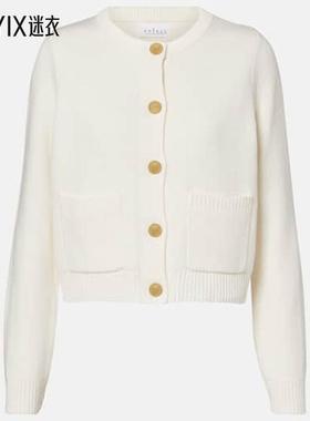 Velvet by Graham & Spencer 女款Mahal 棉质羊绒针织开衫 迷衣时