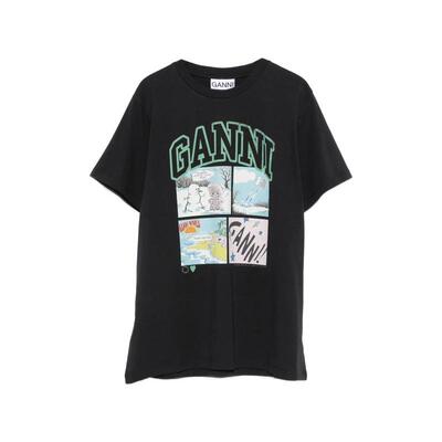 Ganni 甘尼 女士 SS26 上衣 PHANTOM BEAR COMIC TEDY 棉质毛线衫