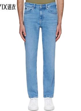 Boss雨果博斯 男款蓝色 Maine Regular-Fit Comfort Denim 牛仔裤