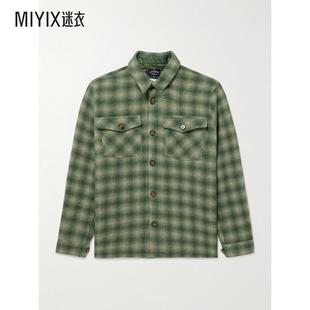 衬衫 华尔夫针织格纹羊毛衬衫 式 迷衣时尚 FLANNEL PORTUGUESE 男士