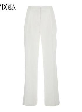 【春夏新品】Semicouture Loops and Pence Details 白色连腰带亚