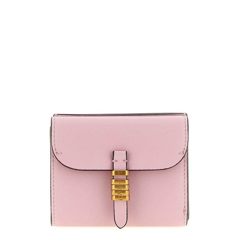 Pinko 品高 女士 SS26 钱包 Pinko 带扣折叠马鞍