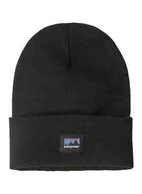 Patagonia 巴塔哥尼亚 中性（成人） FW26 毛线帽 黑色日常