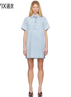 Rag & Bone 女士蓝色 Ultra Featherweight Jocelyn 牛仔连衣裙