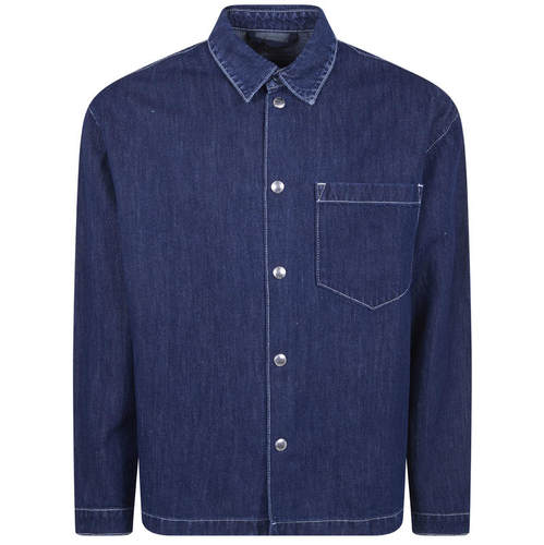 7 For All Mankind 赛文·弗奥曼德 男士 衬衫 宽松款混纺纱亚麻