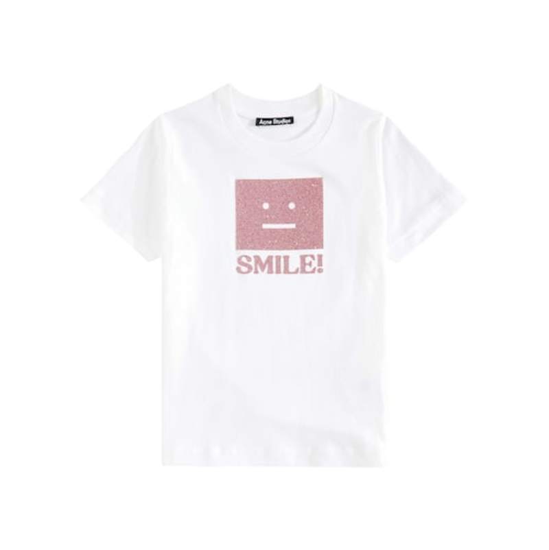 Acne Studios 艾克妮 中性（儿童） T恤 Nash Face 棉质针织童装图片