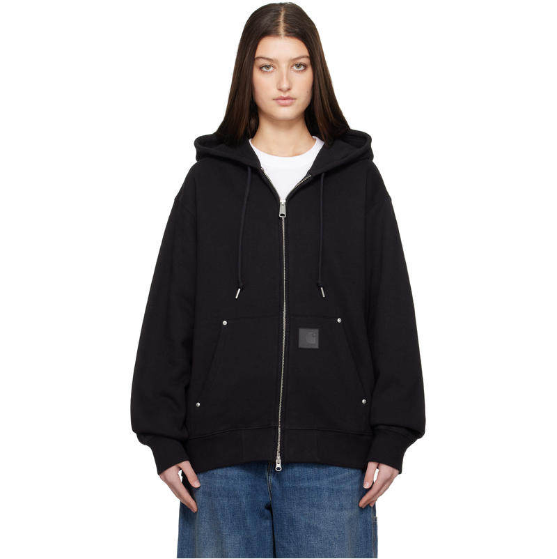 Carhartt WIP 卡哈特 女士 卫衣 黑色 Eldon 连帽衫