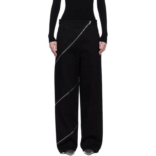 Alaïa 女士 SS25 牛仔长裤 螺旋牛仔裤