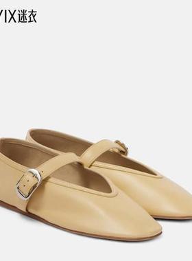 LE MONDE BÉRYL 女款Stella 皮质芭蕾舞鞋 迷衣时尚