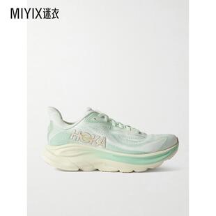 【秋冬新品】HOKA 女款Clifton 10 jacquard-mesh 橡胶边运动鞋