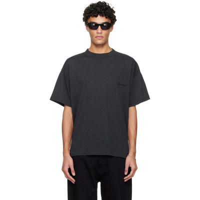 Essentials 男士 T恤 灰色 Holiday 系列 Embroidered Essential