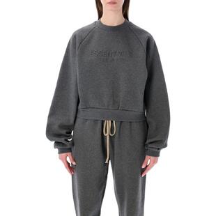 FEAR GOD Essentials 基础款 上衣 90’S 灰色插肩圆领 女士