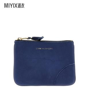 男女同款 迷衣时 des 手拿包 Comme pouch Blue Garçons leather