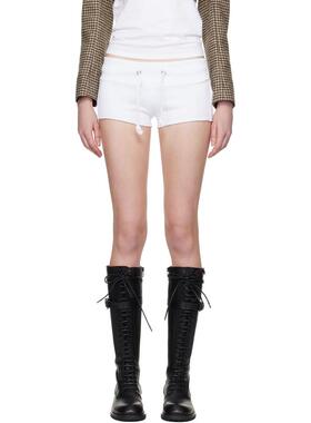 LAURA ANDRASCHKO 女士 短裤 白色 Chalet Slut 短裤