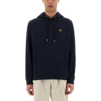 Belstaff 贝达弗 男士 SS26 卫衣 FELPA CON CAPPUCCIO