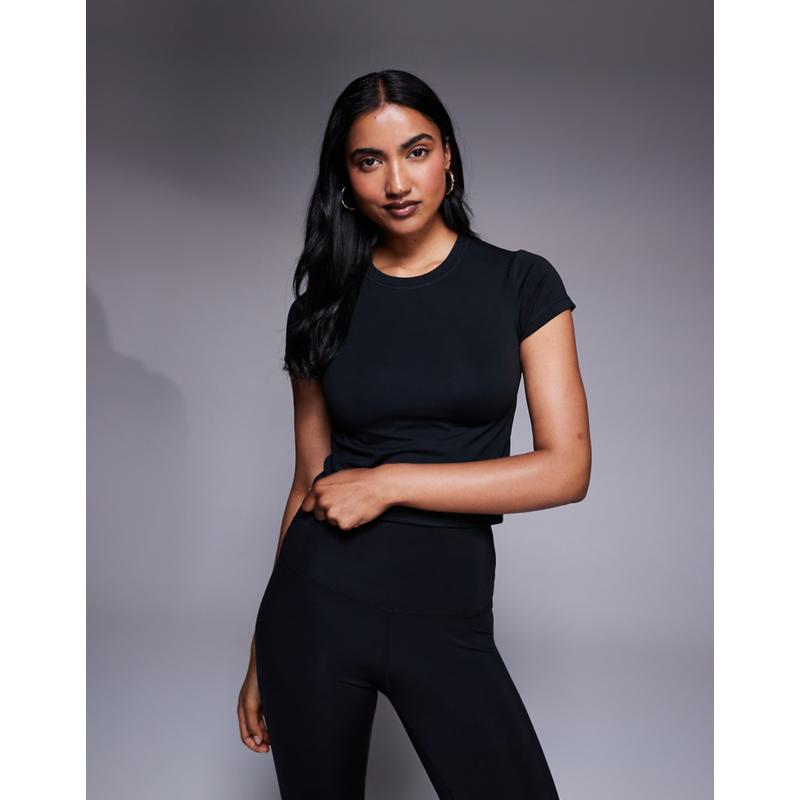 4505 女士 T恤 Icon studio 柔软触感婴儿T恤(黑色)