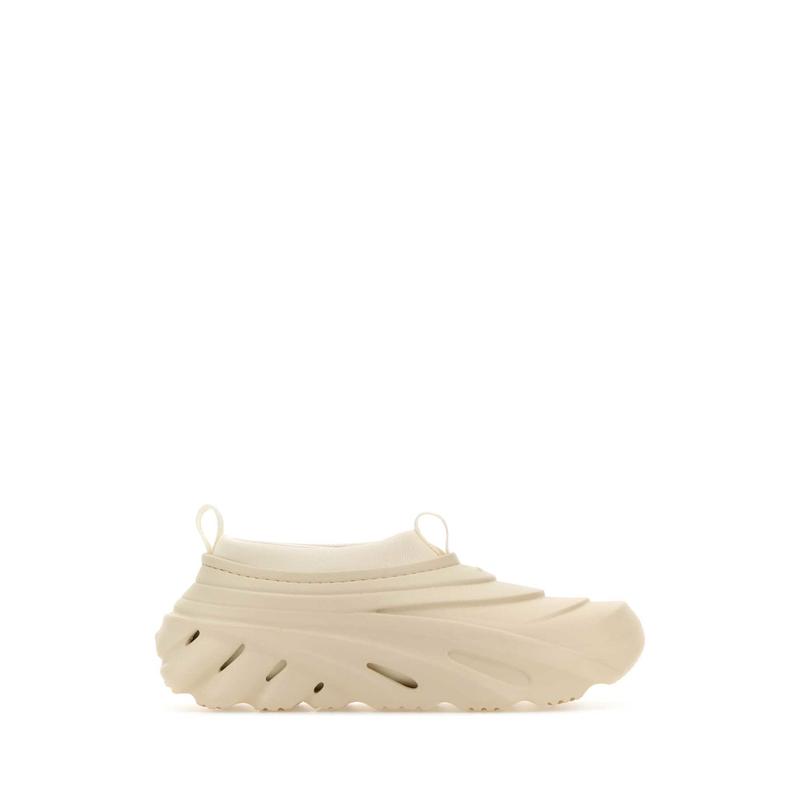 Crocs 男士 SS24 运动鞋 Echo 橡胶暴风雪直入式运动鞋(米白色)
