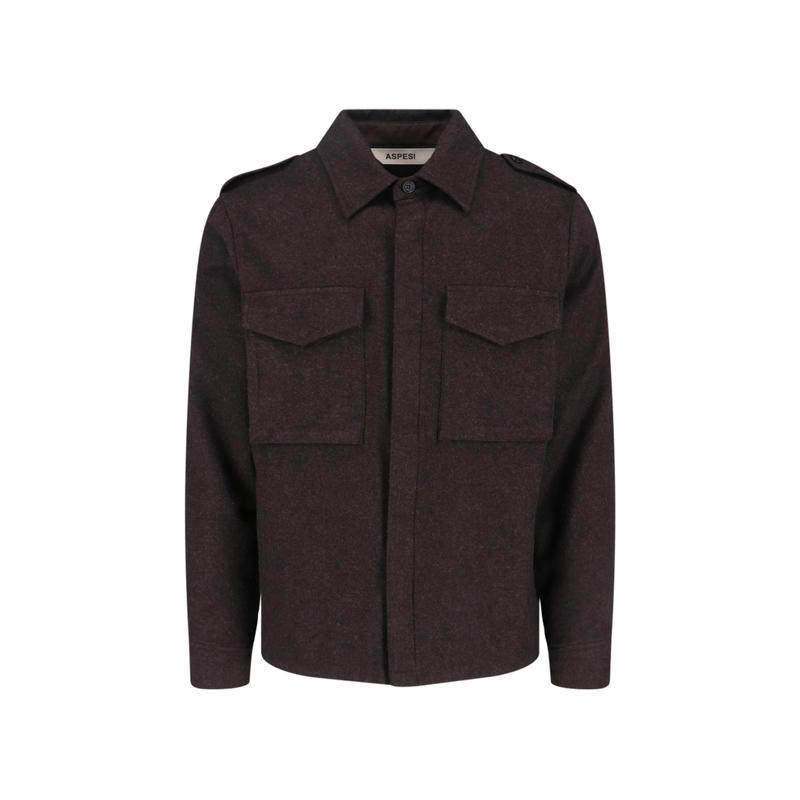 Aspesi 男士 FW25 衬衫 長袖羈扣襯衫