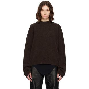 Rick Owens 瑞克·欧文斯 女士 毛衣 棕色 Concordians Tommy LS
