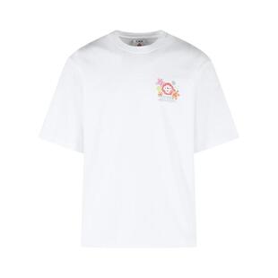 Casablanca 男士 SS26 T恤 卡萨布兰卡标志印花圆领 T 恤