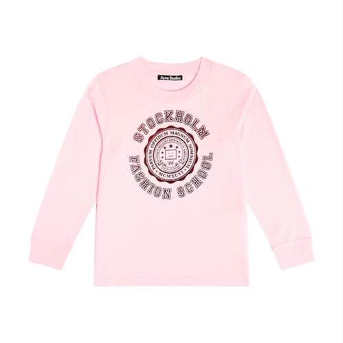 Acne Studios 艾克妮 中性（儿童） 卫衣 印花棉质针织T恤童装