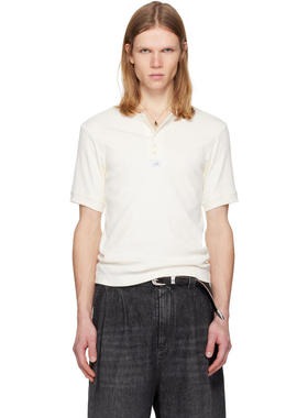 Magliano 男士 上衣 灰白色 Nudo Serafino 亨利衫