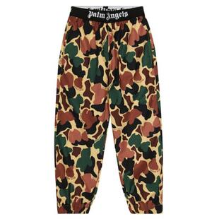 Palm Angels 棕榈天使 男童 运动长裤 迷彩色运动裤童装