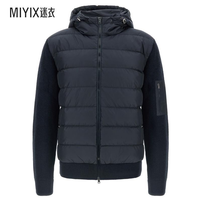 【秋冬新品】Herno 男款Bi-material 羽绒夹克 迷衣时尚