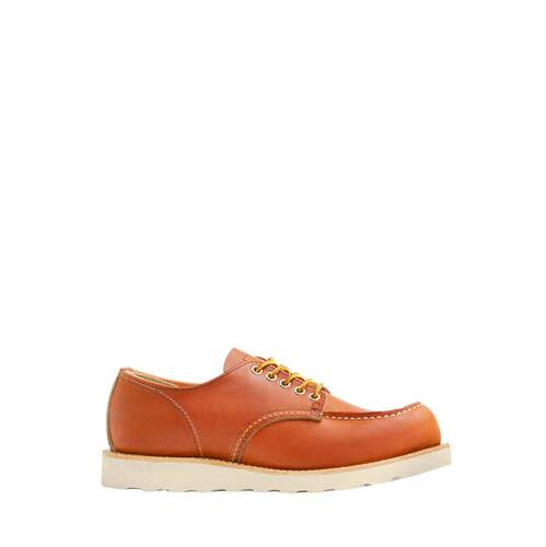 Red Wing Shoes 红翼 男士 SS26 休闲皮鞋 红色翅膀橙色平底鞋