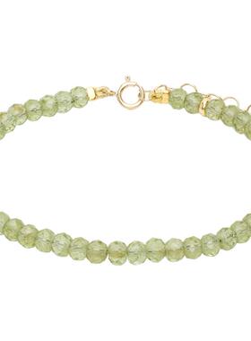 JIA JIA 女士 手链 绿色 Birthstone August Peridot 手链
