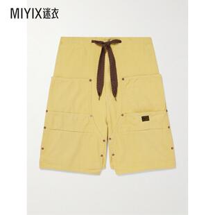 舒适直筒棉质斜纹布抽绳短裤 男款 kapital 迷衣时尚 早秋新品