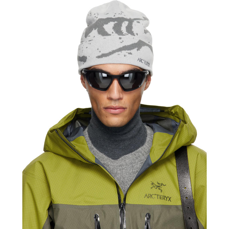 Arc'Teryx 男士 毛线帽 灰色 Grotto 无檐帽