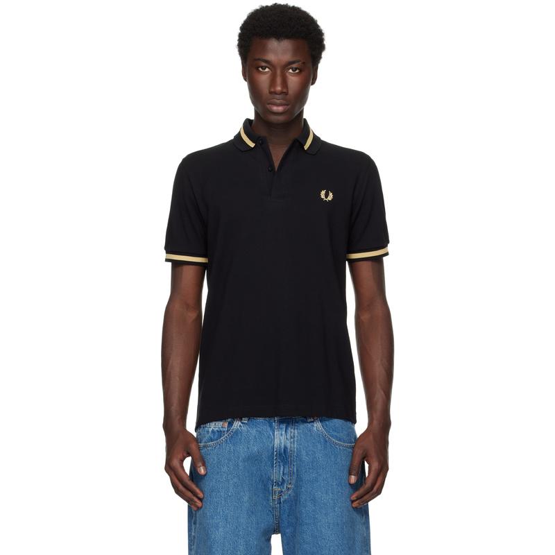 Fred Perry 男士 POLO衫 黑色 M2 Polo 衫