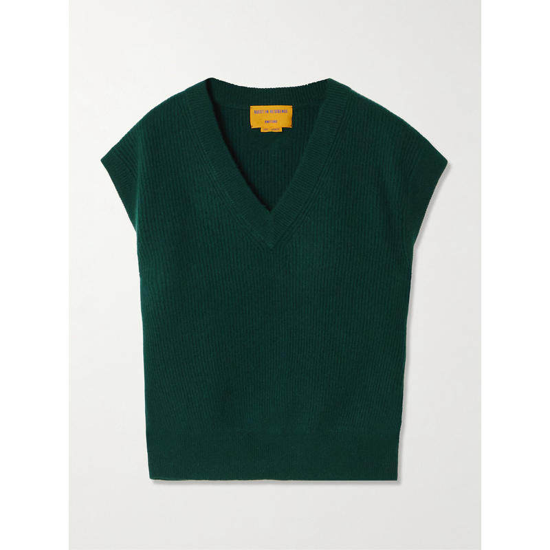 Guest In Residence 女士 FW25 马甲 罗纹背心,女装/女士精品,马夹,淘宝优惠券,粉丝福利购,淘宝优惠卷