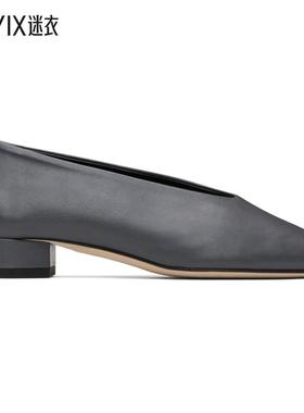 Aeyde 女款灰色 Delia Low-Heeled 芭蕾鞋 迷衣时尚