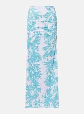 Alexandra Miro 女士 超长裙 Gia 印花针织长款半身裙