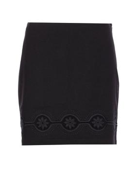 TWINSET 女士 FW25 迷你裙 兩件套 Loral 刺繡直筒裙