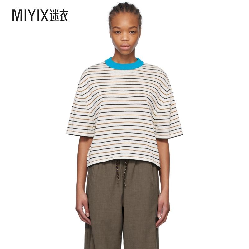 CORDERA 女士多色 Cotton Striped T 恤  迷衣时尚