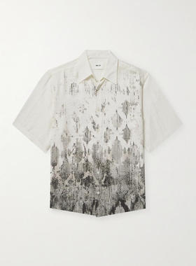 NN.07 男士 FW25 衬衫 Quinsy 5971 印花莫代尔混纺衬衫