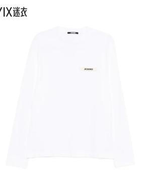 【早秋新品】Jacquemus男款 LE GROS MANCHES LONGUES 粒纹T恤