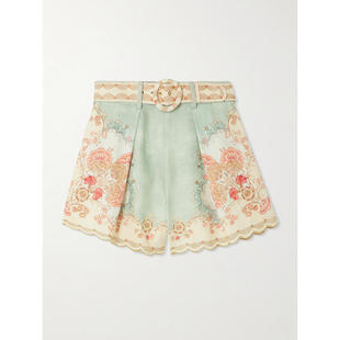 Zimmermann 兹默曼 女士 SS26 短裤 Zimmermann Daylight Tuck