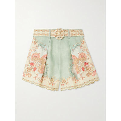 Zimmermann 兹默曼 女士 SS26 短裤 Zimmermann Daylight Tuck