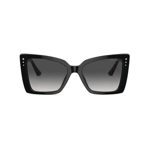 Jimmy Choo 周仰杰 女士 SS25 太阳镜 黑色醋纤太阳眼镜