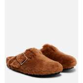 Birkenstock 毛羊皮木屐 Boston 女士 穆勒鞋