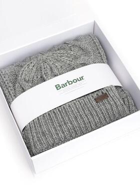 Barbour 男士秋冬新品 帽子 Jesmond 針織帽與圍巾禮盒套裝