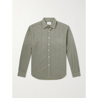 Nn07 男士 SS26 衬衫 Deon 5465 有机棉质法兰绒衬衫