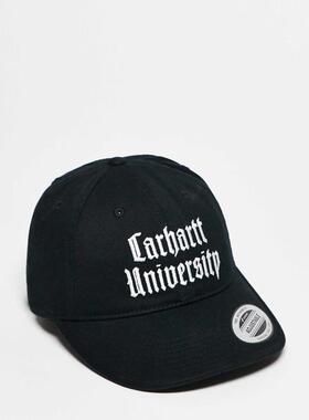 Carhartt WIP 中性（成人） 棒球帽 schooling 棒球帽(黑色)