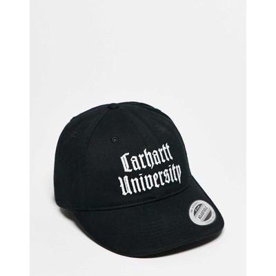 Carhartt WIP 中性（成人） 棒球帽 schooling 棒球帽(黑色)